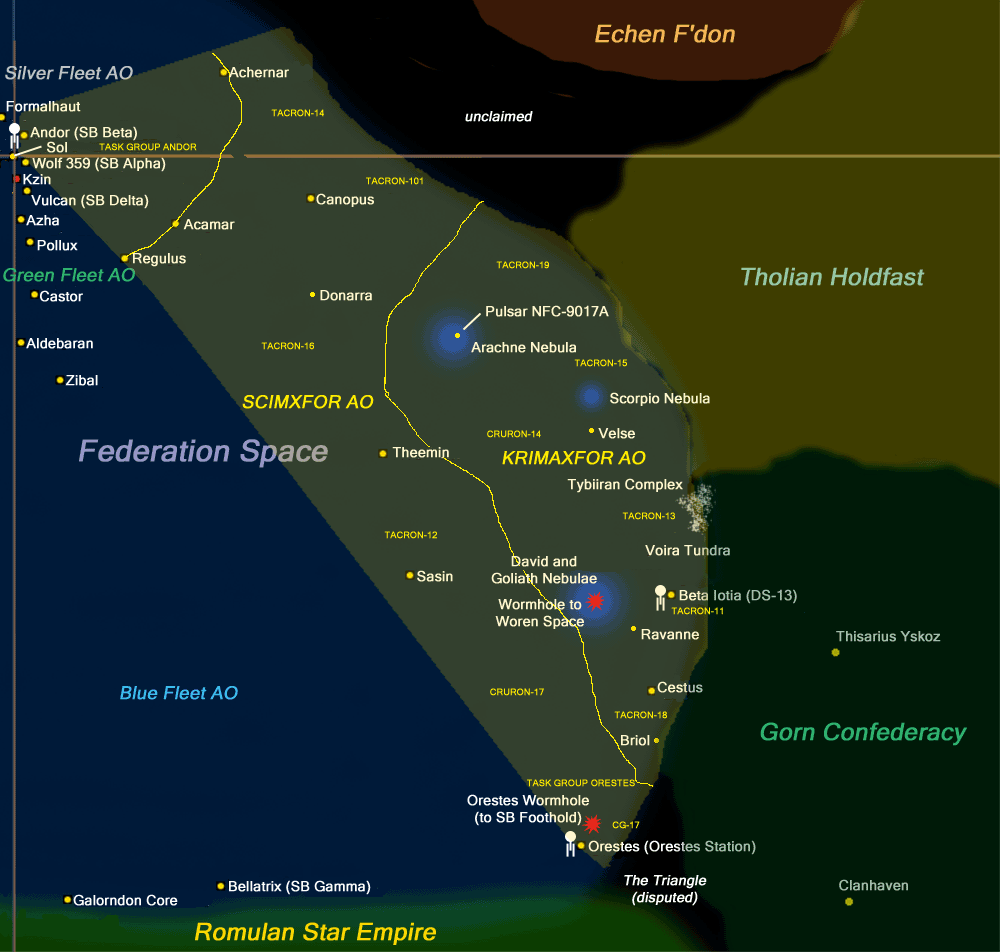 Gold Fleet Area of Operation