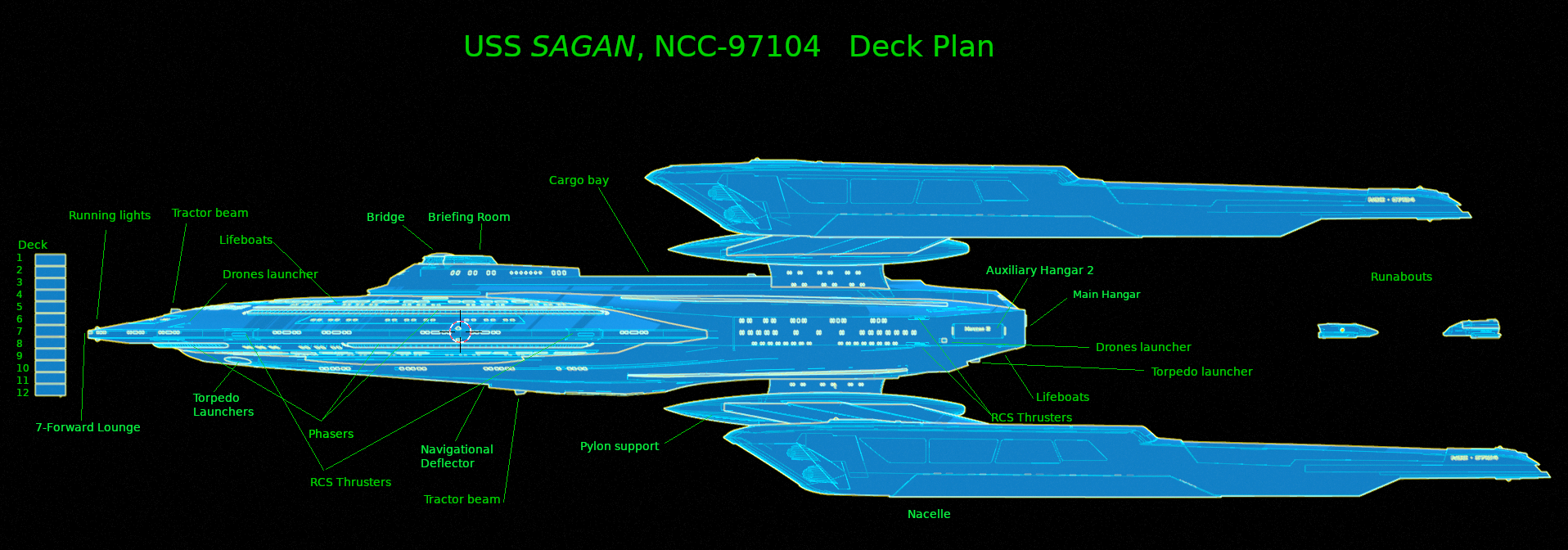 USS Sagan Deck Plan